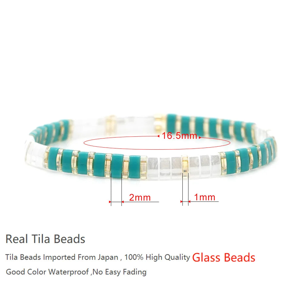 Bracelets Tila Go2boho en perles Miyuki – Style Bohème Coloré