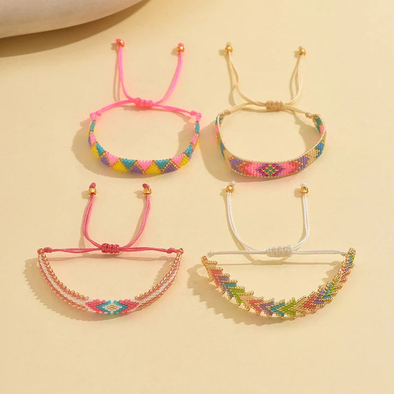 Set de bracelets couple Miyuki (4 pcs)