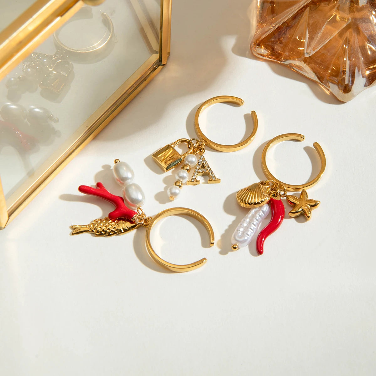 Bague torsadée plaquée or – L’épure twistée