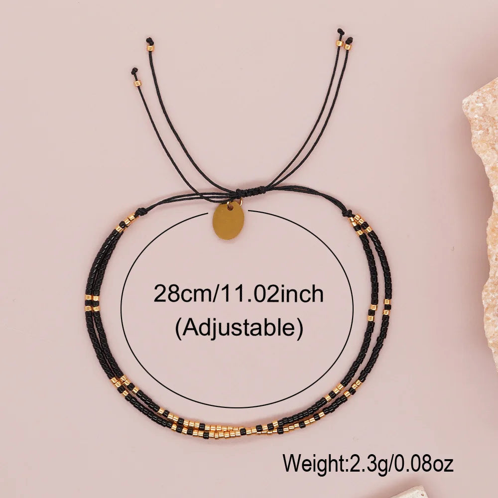 Bracelets Miyuki minimalistes