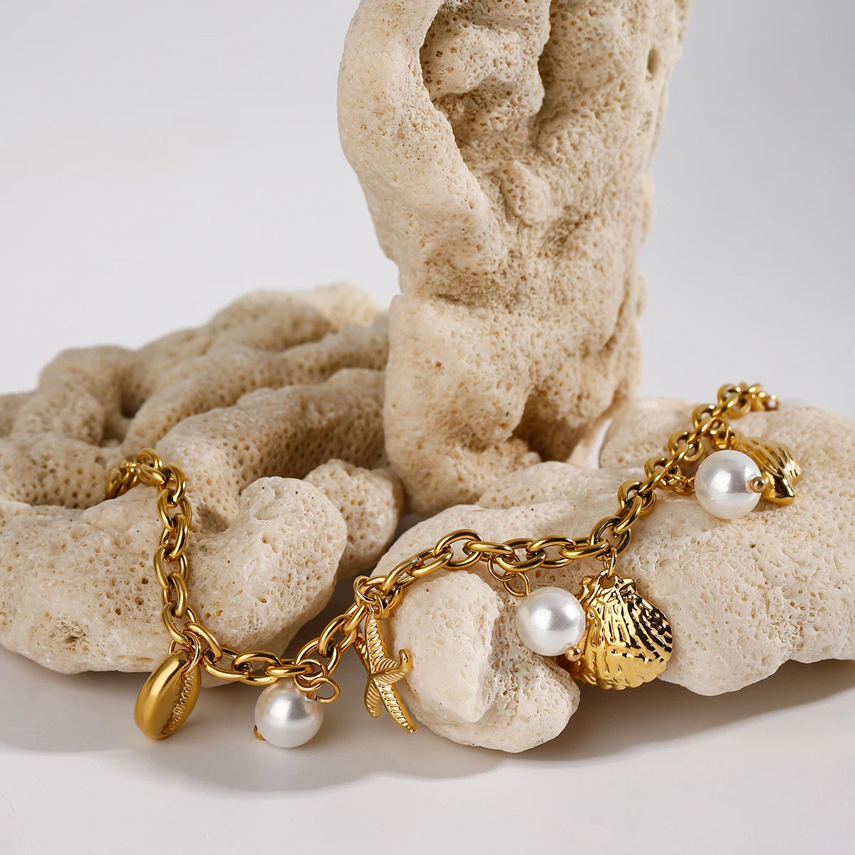 Bracelet multi-charms – Trésors de la mer