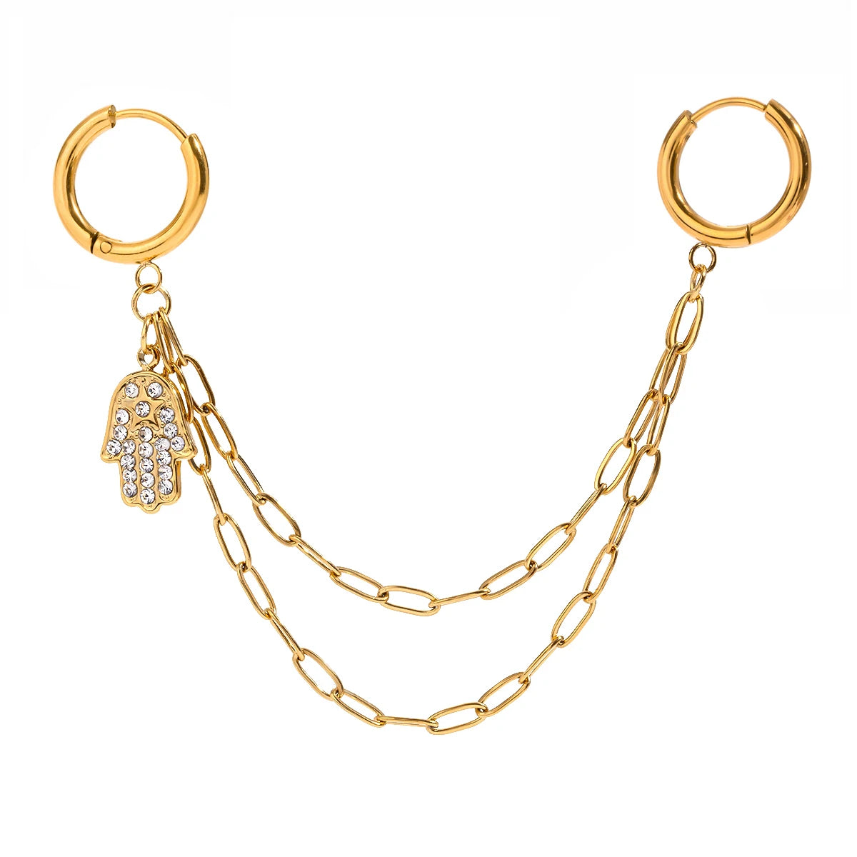 Double chaîne boucle chaussure – Accessoire fun & mode