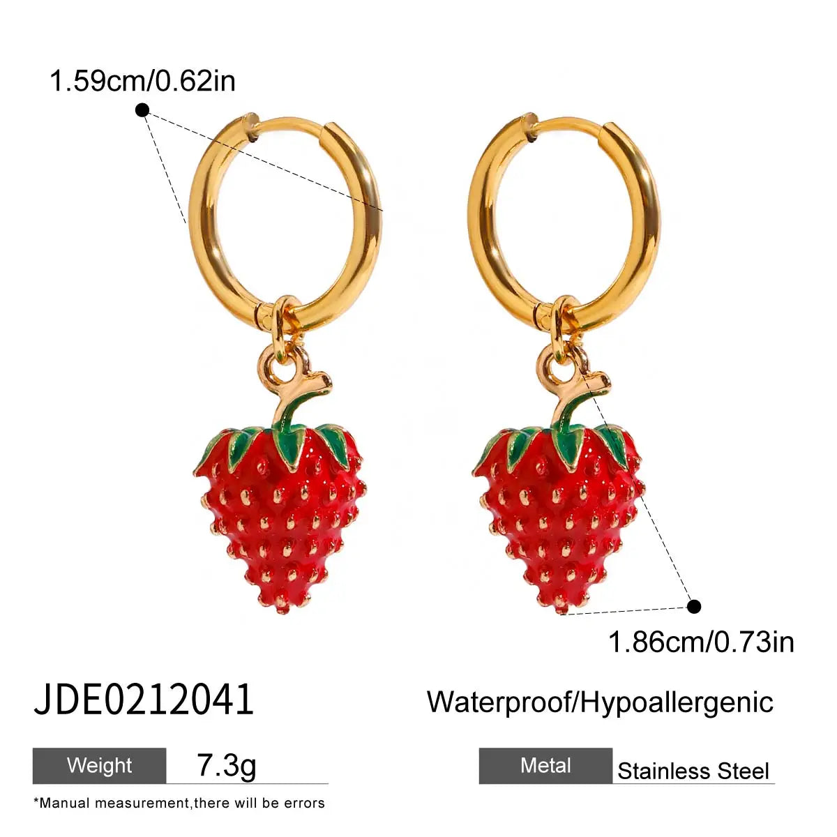 Collier & bracelet cerise perle – Douceur fruitée