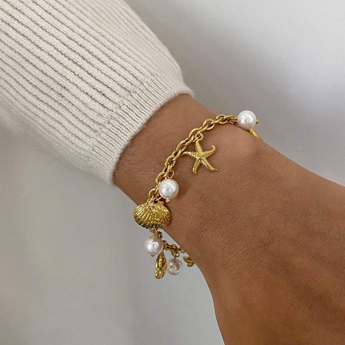 Bracelet multi-charms – Trésors de la mer
