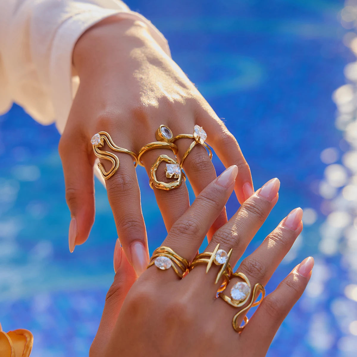 Bague zircon design épuré – Élégance discrète