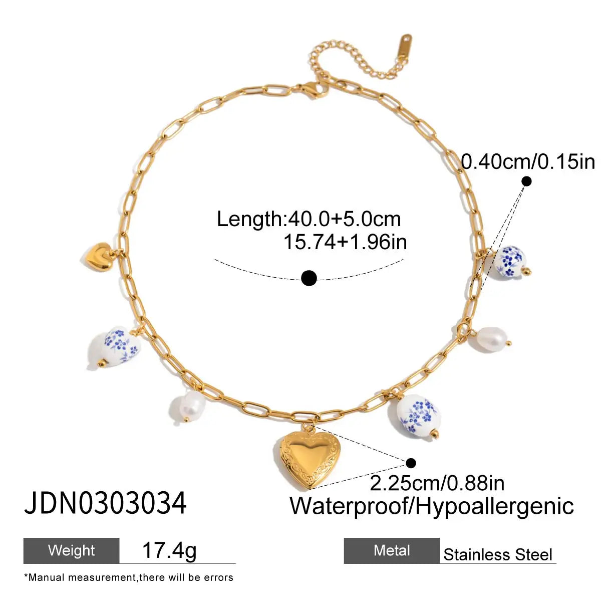 Collier céramique cœur – Romantisme ensoleillé