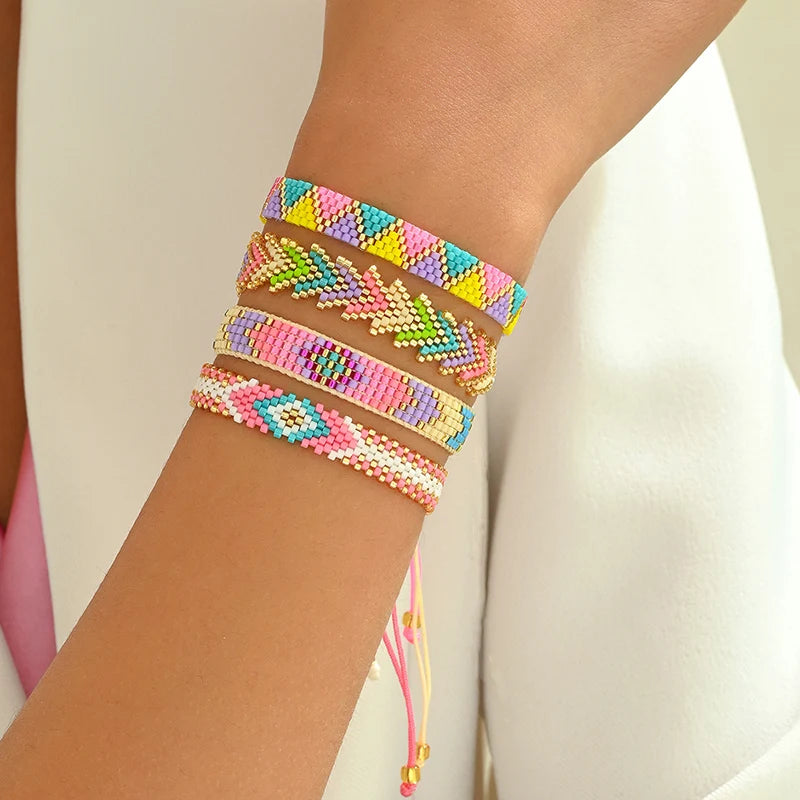 Set de bracelets couple Miyuki (4 pcs)
