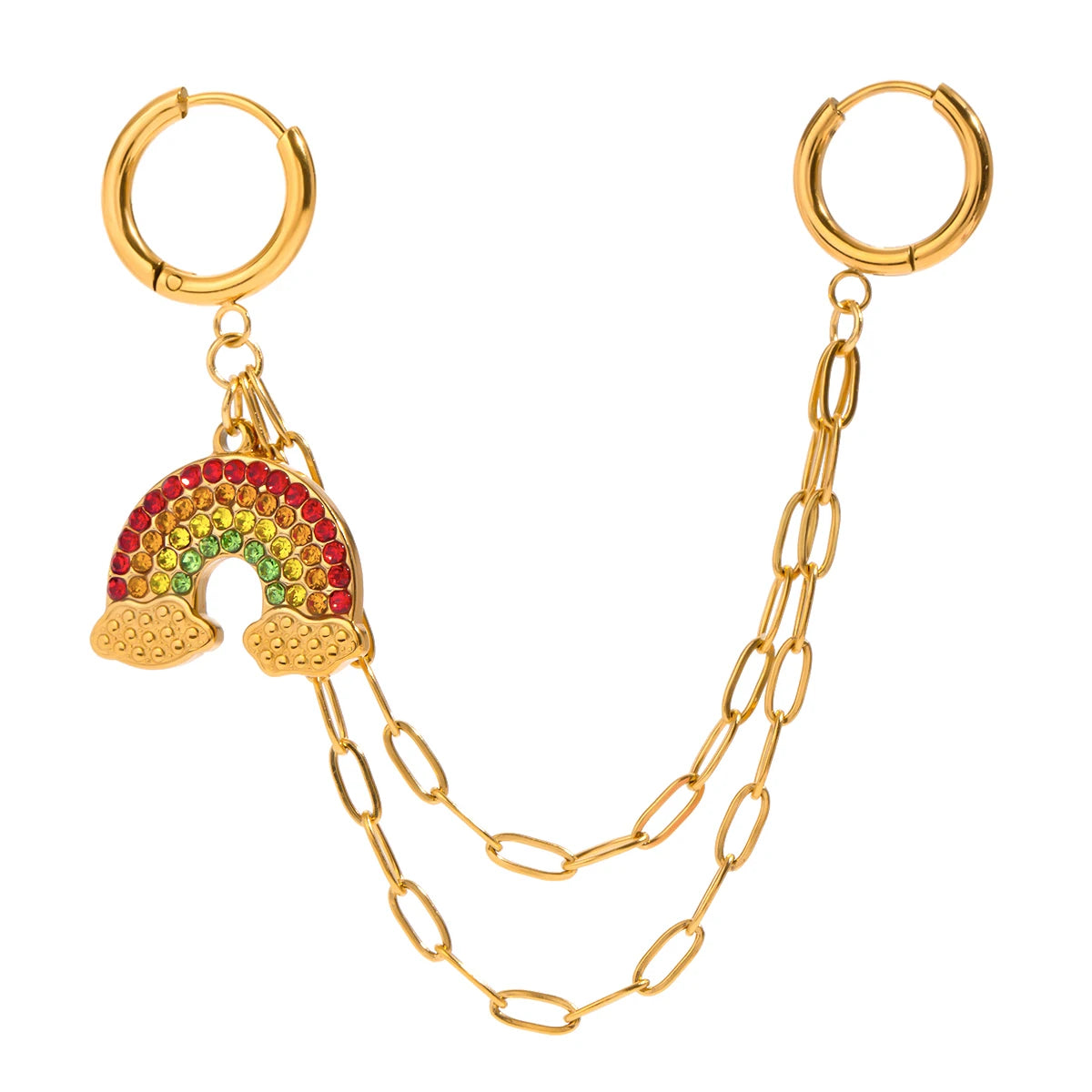 Double chaîne boucle chaussure – Accessoire fun & mode