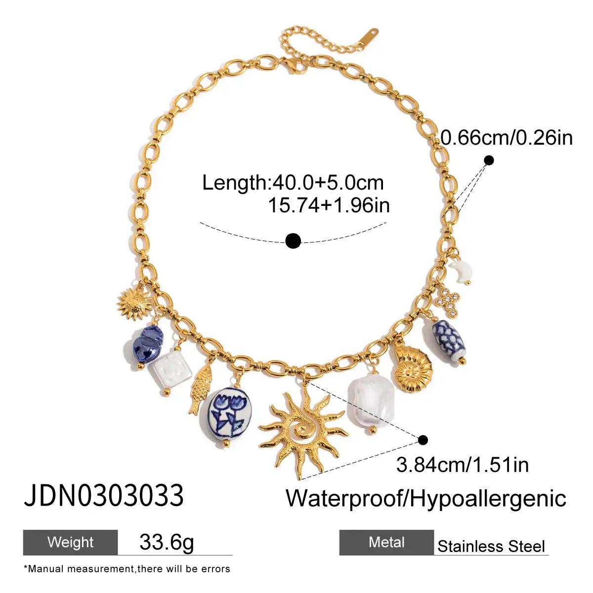 Collier céramique cœur – Romantisme ensoleillé