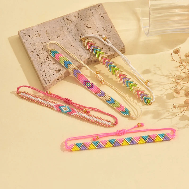 Set de bracelets couple Miyuki (4 pcs)