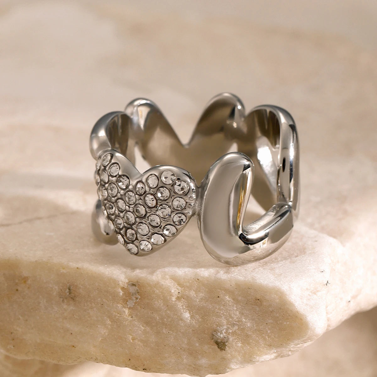 Bague ouverte design multi-style – Style modulable