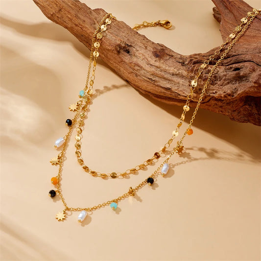 Collier étoile pentacle