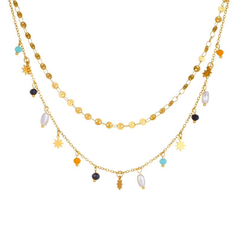 Collier étoile pentacle