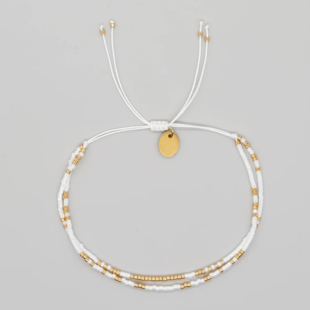 Bracelets Miyuki minimalistes