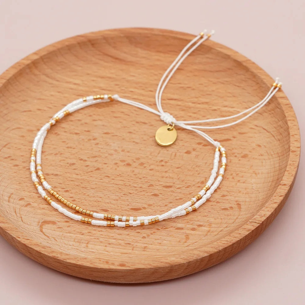 Bracelets Miyuki minimalistes