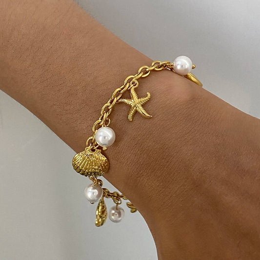 Bracelet multi-charms – Trésors de la mer