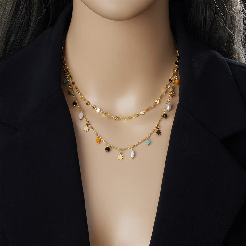 Collier étoile pentacle
