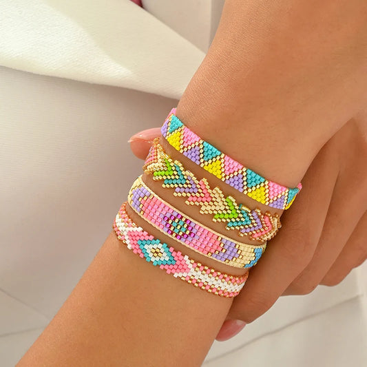 Set de bracelets couple Miyuki (4 pcs)
