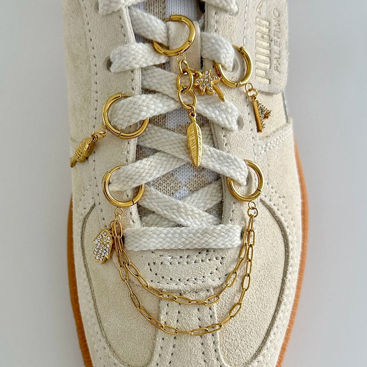 Double chaîne boucle chaussure – Accessoire fun & mode