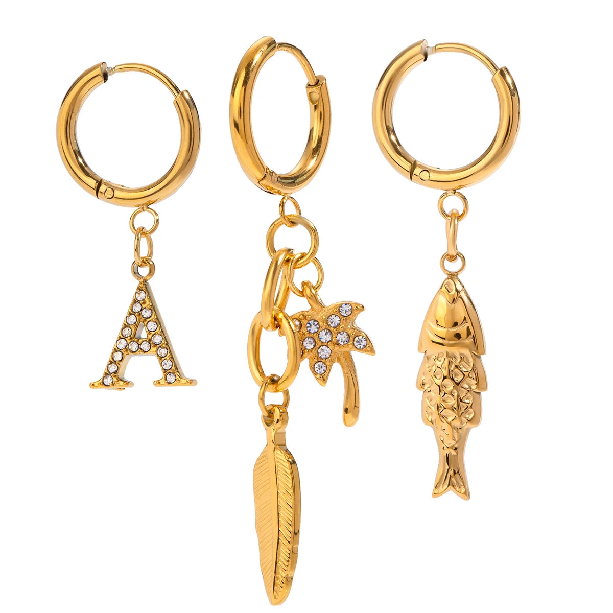 Charms estivaux pour lacets – Coquillages, étoiles et éclat doré