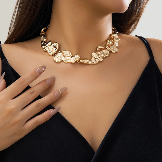 Collier bohème cristal multicouche