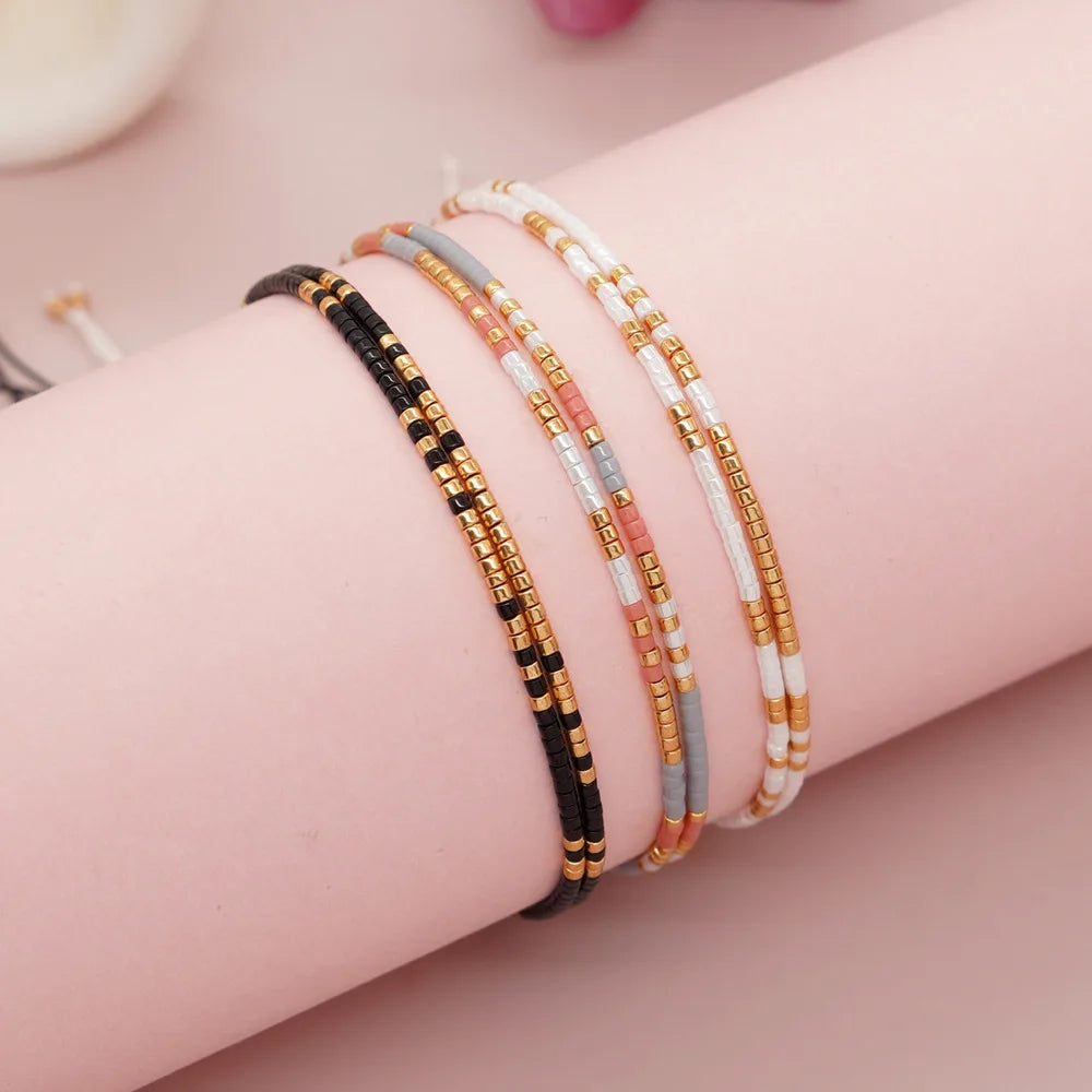 Bracelets Miyuki minimalistes