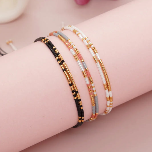 Bracelets Miyuki minimalistes