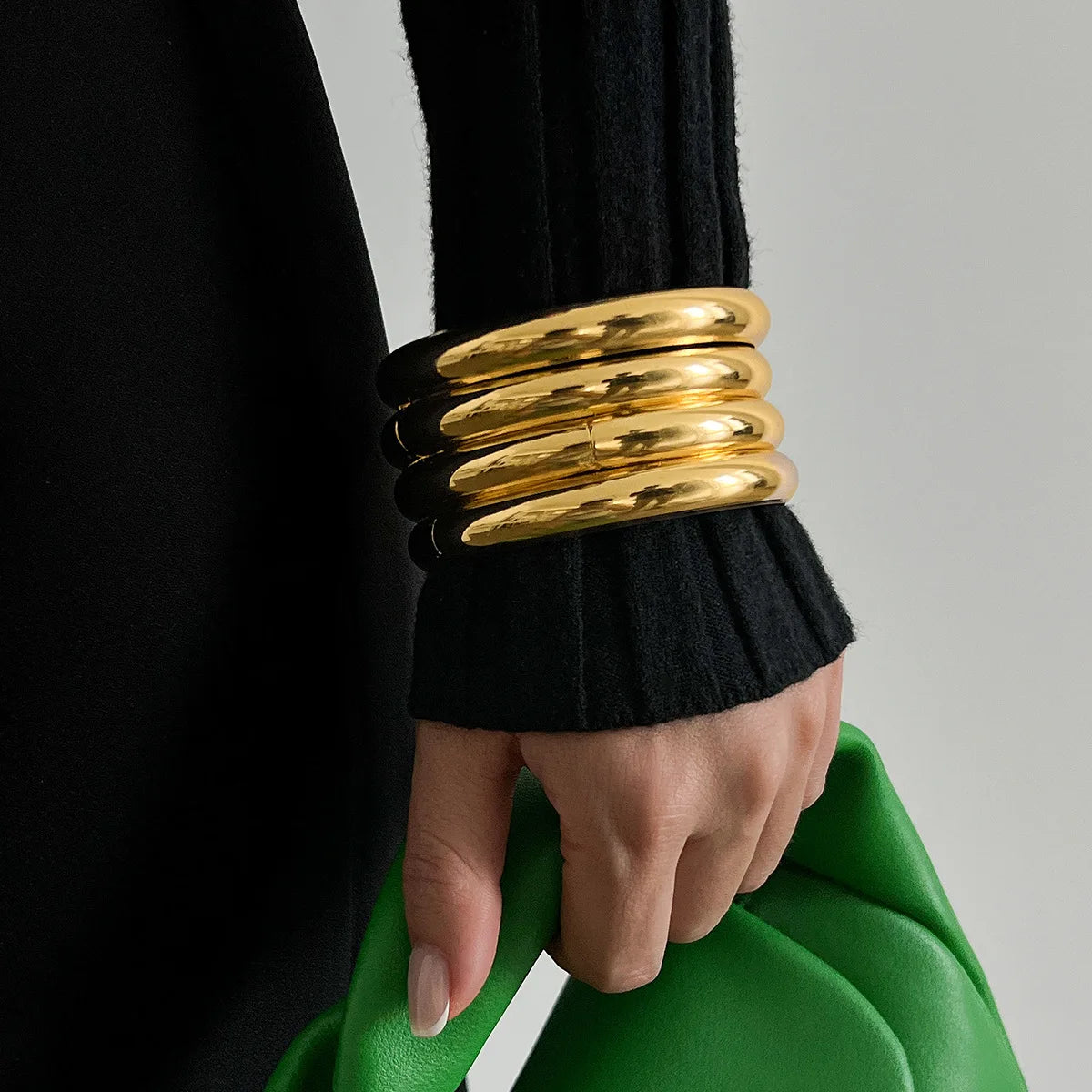 Set de bracelets acier inoxydable – Unisexe & audacieux