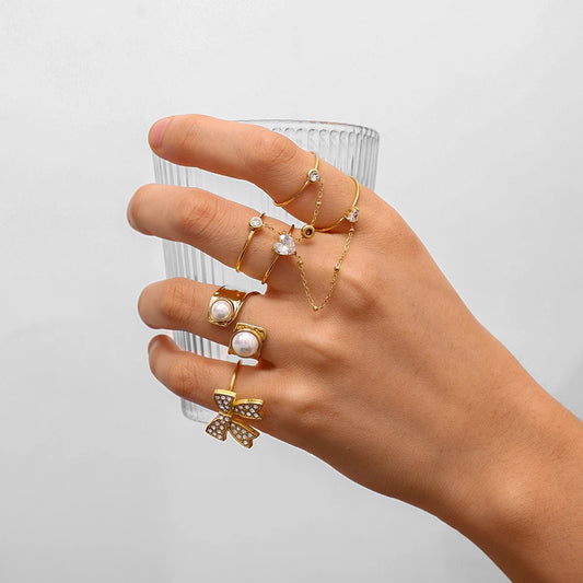 Bague ouverte design multi-style – Style modulable