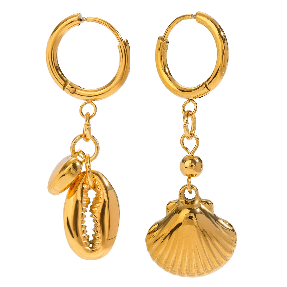 Charms estivaux pour lacets – Coquillages, étoiles et éclat doré